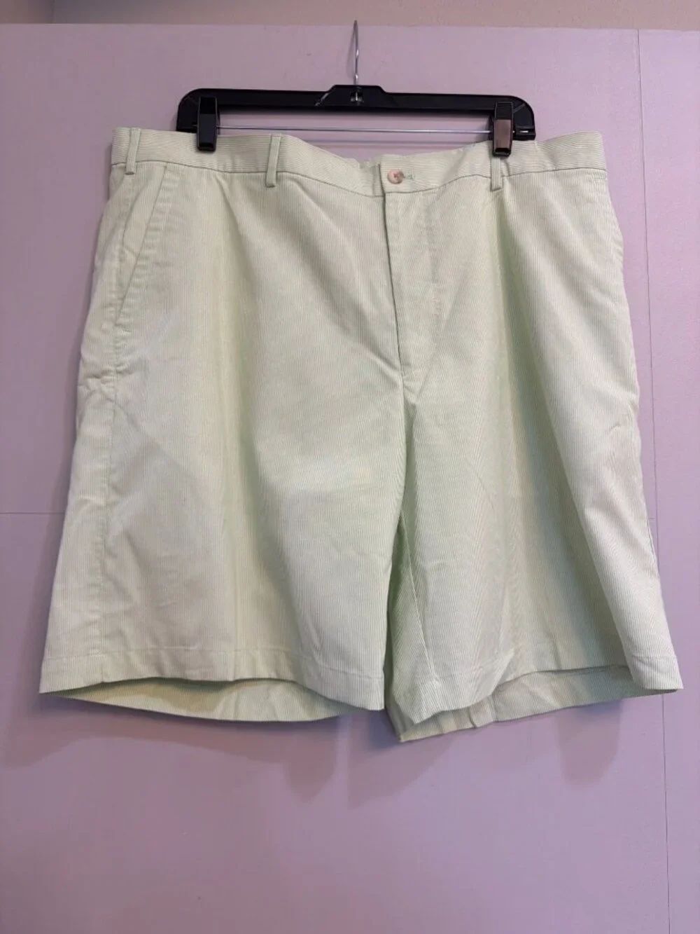 Peter Millar Crown Sport Performance Pinstripe Short Pants Size 40